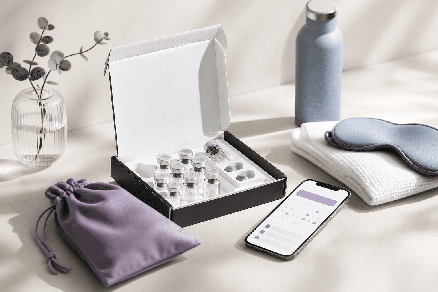 A clinician-managed peptide therapy kit and patient app